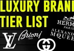 high end fashion brands list